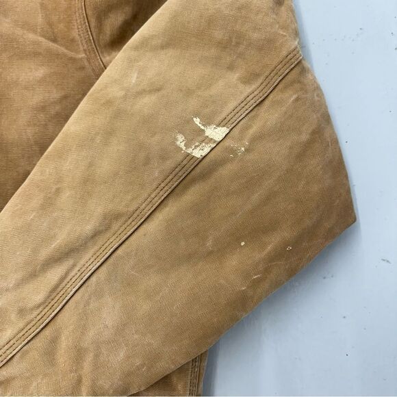 Vintage Tan Carhartt Hooded Quilt Lined Jacket​ - Picture 5 of 5